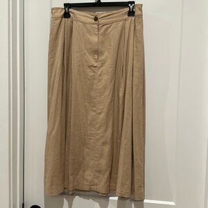 Linen Blend Skirt